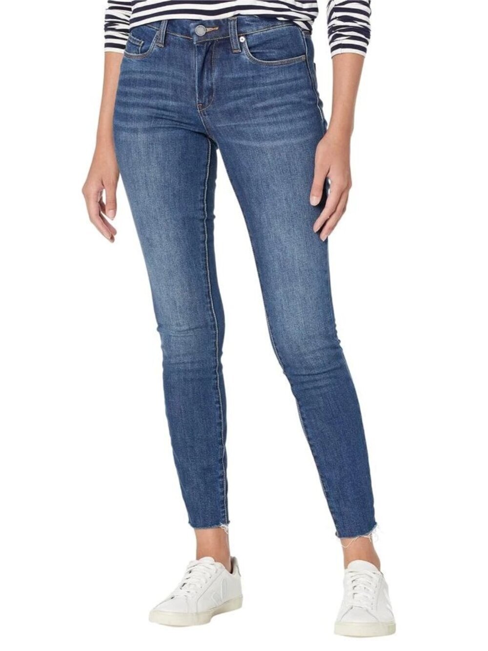 NWT New Blank NYC The Bond Mid Rise Skinny Jeans In Bluffin Size 30